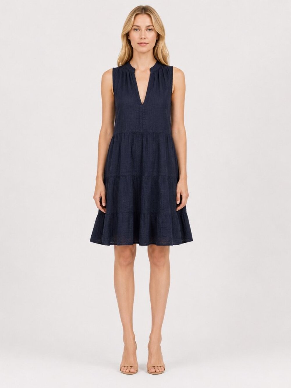 cotton Gauze Tiered dress